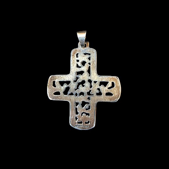 James Avery RARE La Paloma Sterling Cross Pendant - Picture 4 of 4